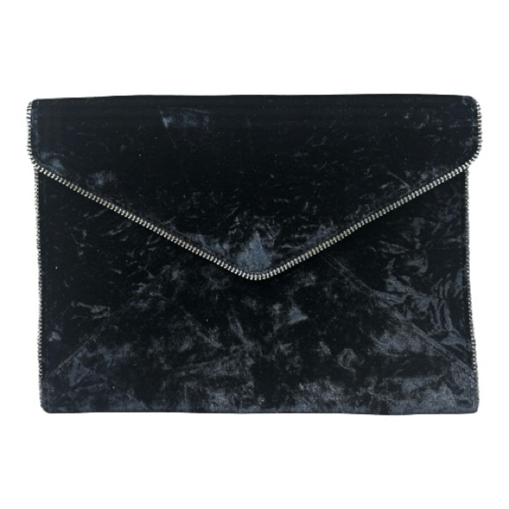 Rebecca Minkoff Black Velvet Clutch